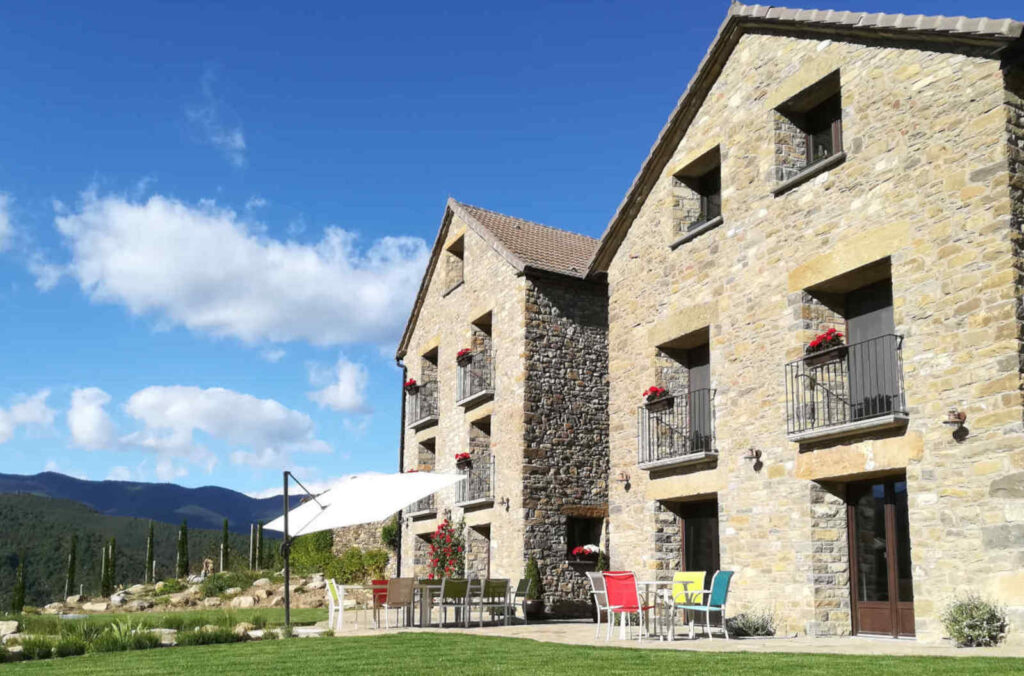 Our accommodation in the Spanish Pyrenees on our small group holidays with Aragon Active