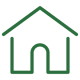 An icon in the shape of a house on our terms and conditions for our holiday rental torla-ordesa